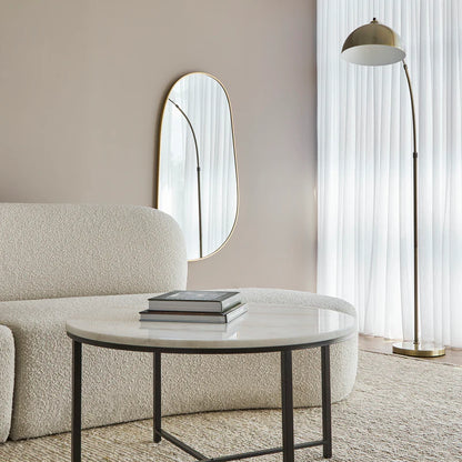 Sage 110cm Organic Mirror Gold
