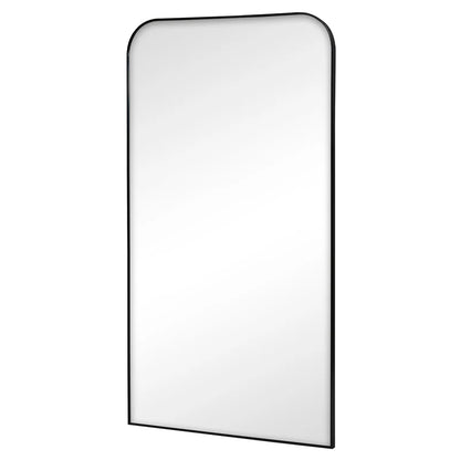 Ivy 165cm Rounded Mirror Black