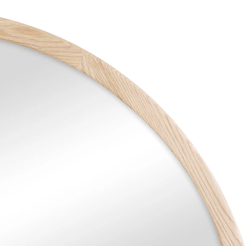 Oakleigh 200cm Arch Solid Oak Mirror Natural