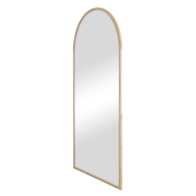 Oakleigh 200cm Arch Solid Oak Mirror Natural