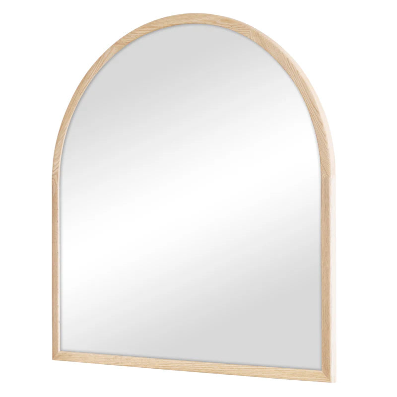 Oakleigh 85cm Arch Solid Oak Mirror Natural