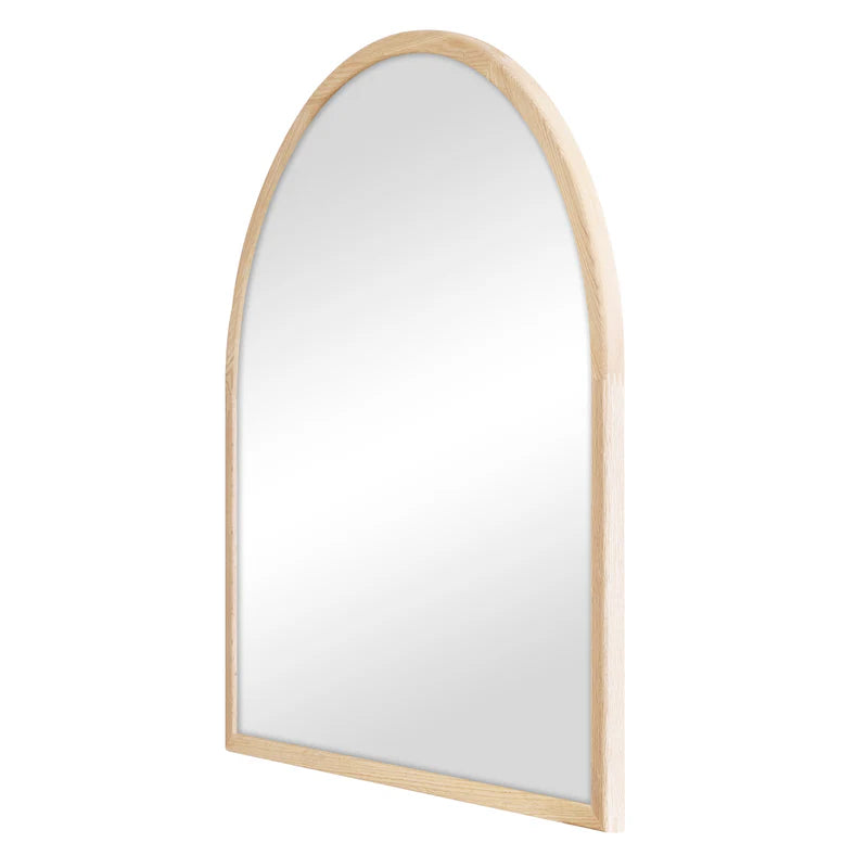 Oakleigh 85cm Arch Solid Oak Mirror Natural