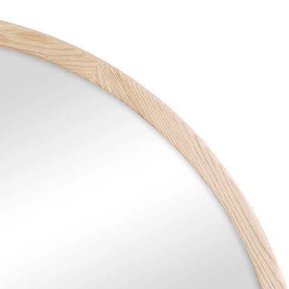 Oakleigh 85cm Arch Solid Oak Mirror Natural