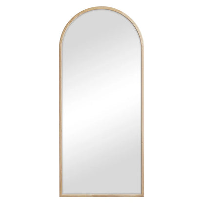 Oakleigh 180cm Arch Solid Oak Mirror Natural