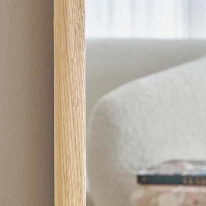 Oakleigh 180cm Arch Solid Oak Mirror Natural