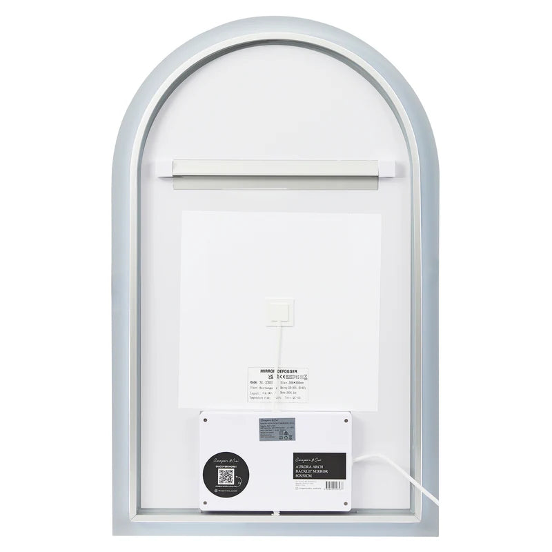 Aurora 80cm Arch Backlit Mirror