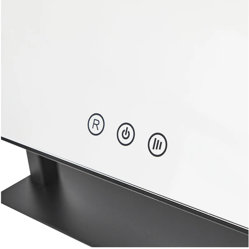 LED 60cm Tabletop Vanity Mirror Black