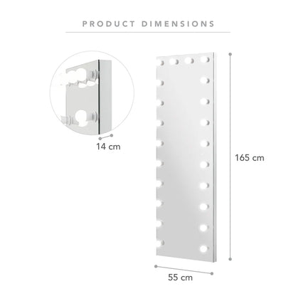 LED 165cm Full Length Mirror