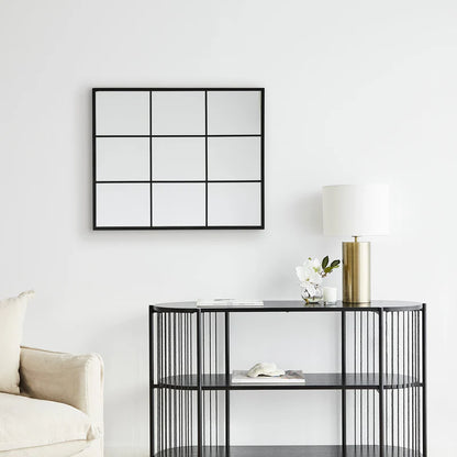Sophia 70cm Rectangle Mirror Black