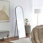 Cindy 165cm Arched Standing Full Length Mirror Black
