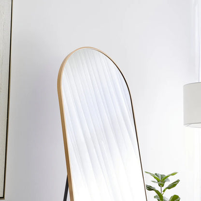 Cindy 165cm Arched Standing Full Length Mirror Gold