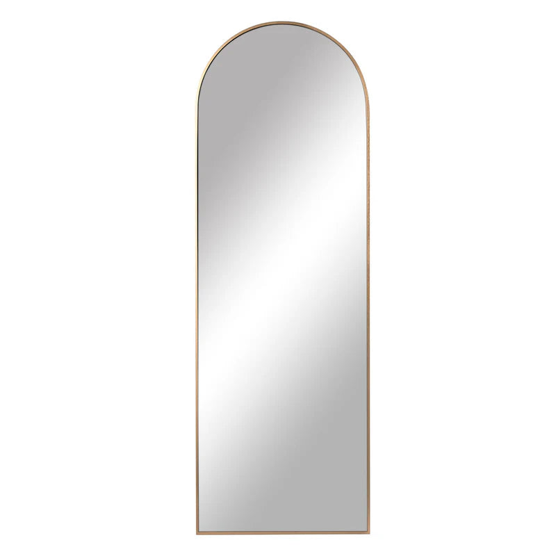 Cindy 165cm Arched Standing Full Length Mirror Gold