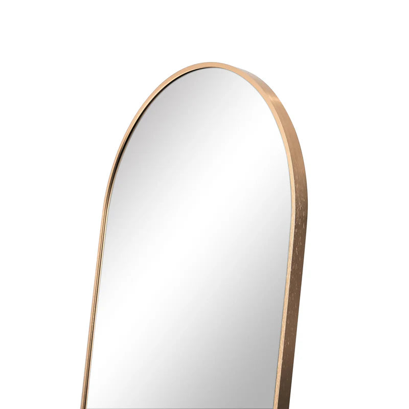 Cindy 165cm Arched Standing Full Length Mirror Gold