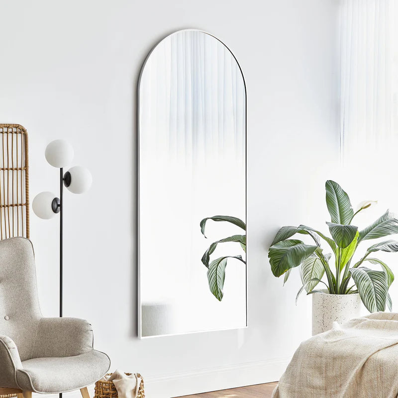 Cindy XL 180cm Arch Mirror White
