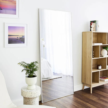 Elle XL 180cm Rectangle Mirror White
