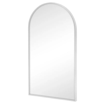 Naomi 80cm Arched Wall Mirror White