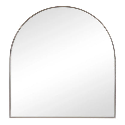 Naomi 85cm Large Arch Mirror Gun Metal Grey