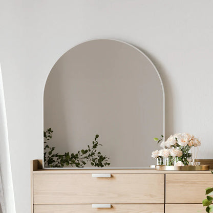 Naomi 85cm Large Arch Mirror White