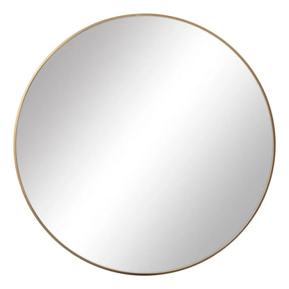 Linda 90cm Round Wall Mirror Gold