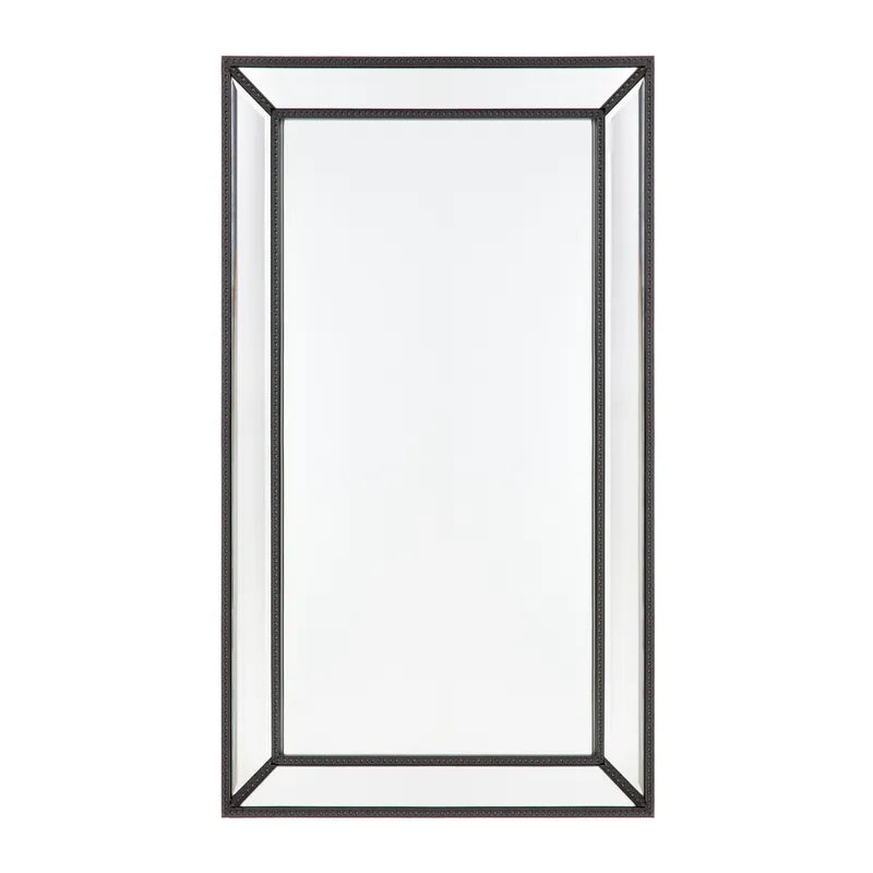 Zeta Wall Mirror - Medium Black