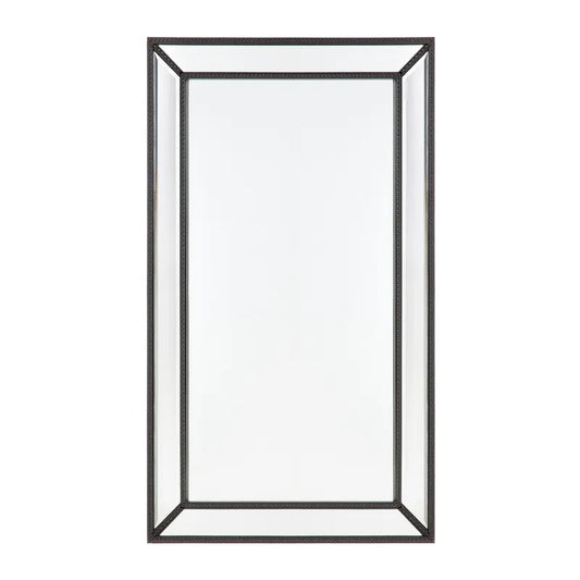 Zeta Wall Mirror - Medium Black