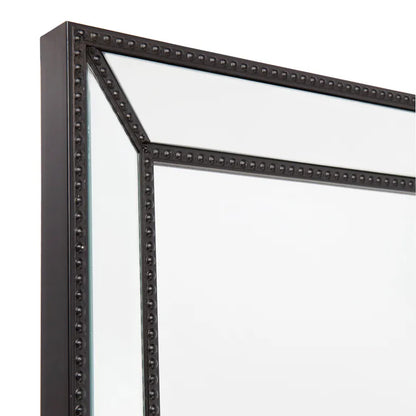Zeta Wall Mirror - Medium Black