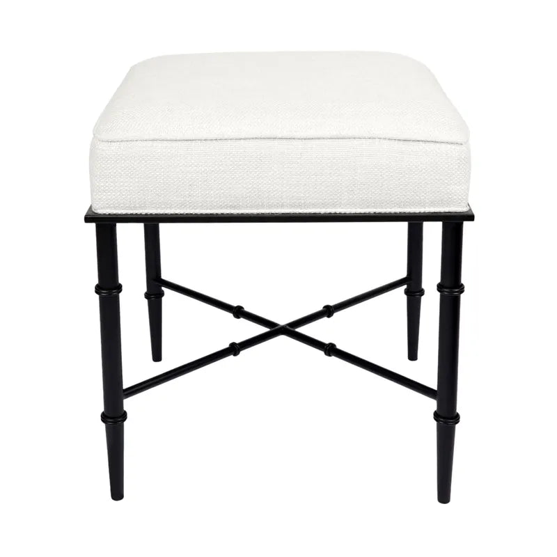 Candace Stool - Chevron Blue Linen