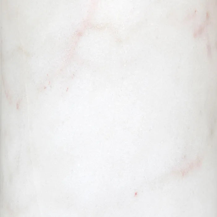 Paola Marble Table Lamp - White with Black Shade