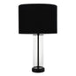 East Side Table Lamp - Black with  Black Shade