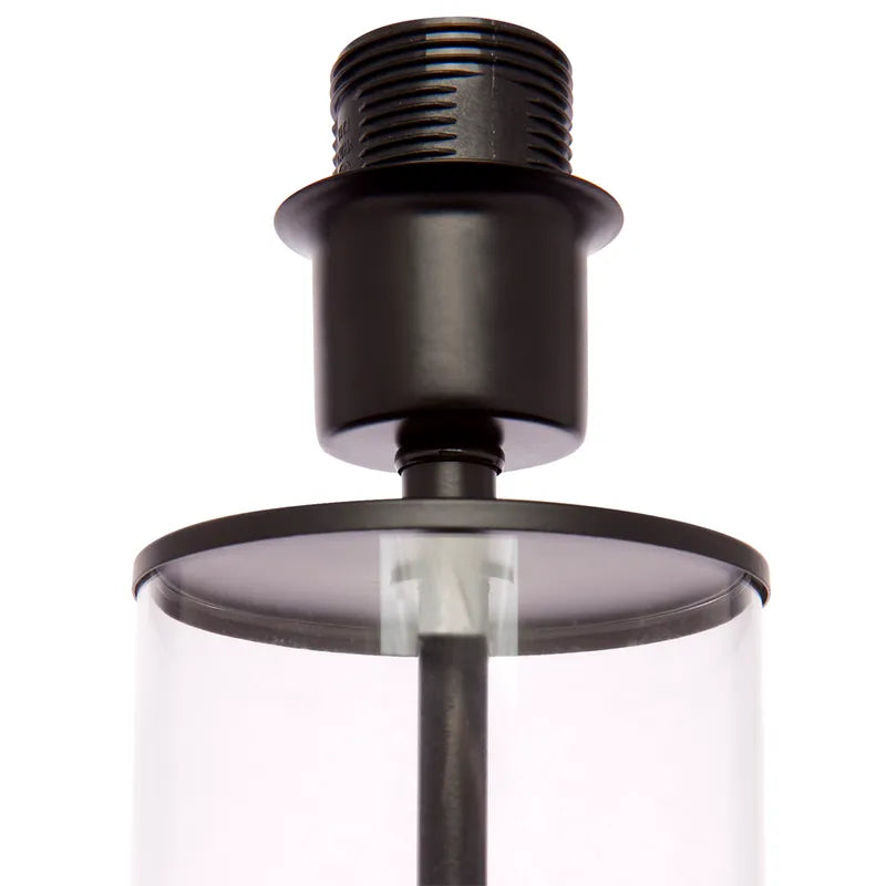 East Side Table Lamp - Black with  Black Shade