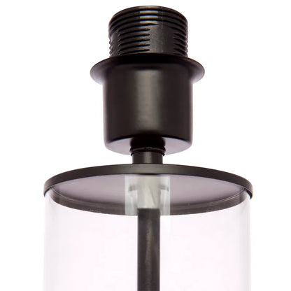 East Side Table Lamp - Black with  Black Shade
