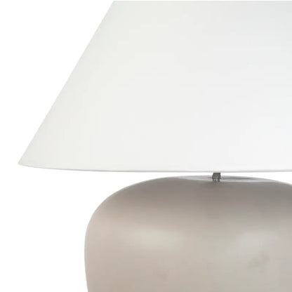 Picasso Table Lamp - Natural with White Shade