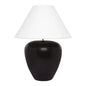 Picasso Table Lamp - Black with White Shade