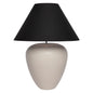 Picasso Table Lamp - Natural with Black Shade