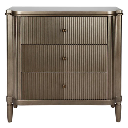 Arielle 3 Drawer Chest - Antique Gold