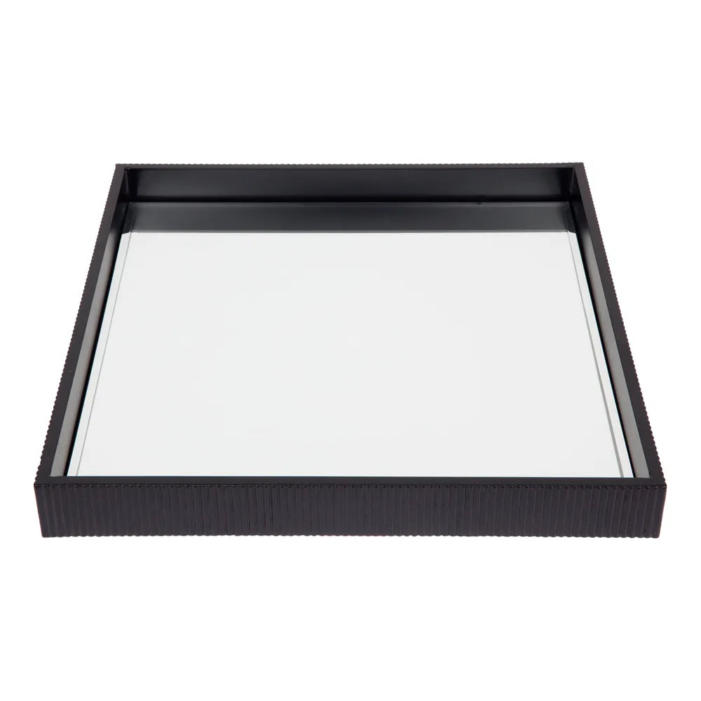 Miles Mirrored Tray Black Range
