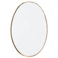 Lucille Oval Wall Mirror - Gold Leaf