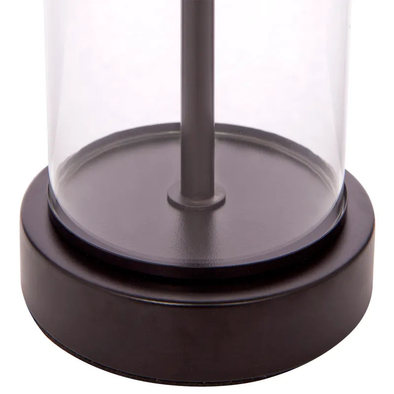 East Side Table Lamp - Black w White Shade