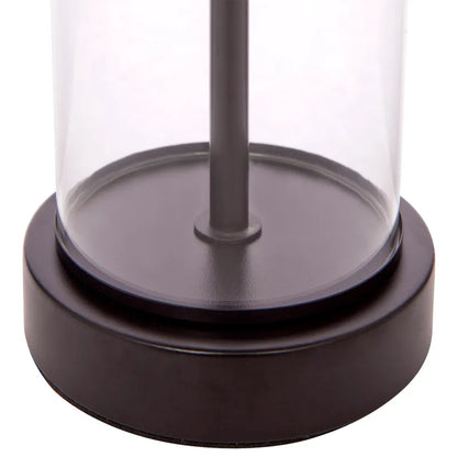 East Side Table Lamp - Black w White Shade