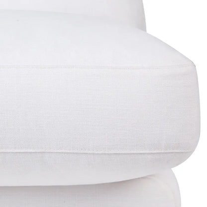 Birkshire Slip Cover Modular Occasional Chair - White Linen
