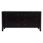 Ariana 6 Drawer Chest - Black
