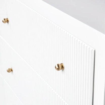 Ariana 6 Drawer Chest - White