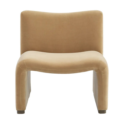 Beau Occasional Chair - Ochre Velvet