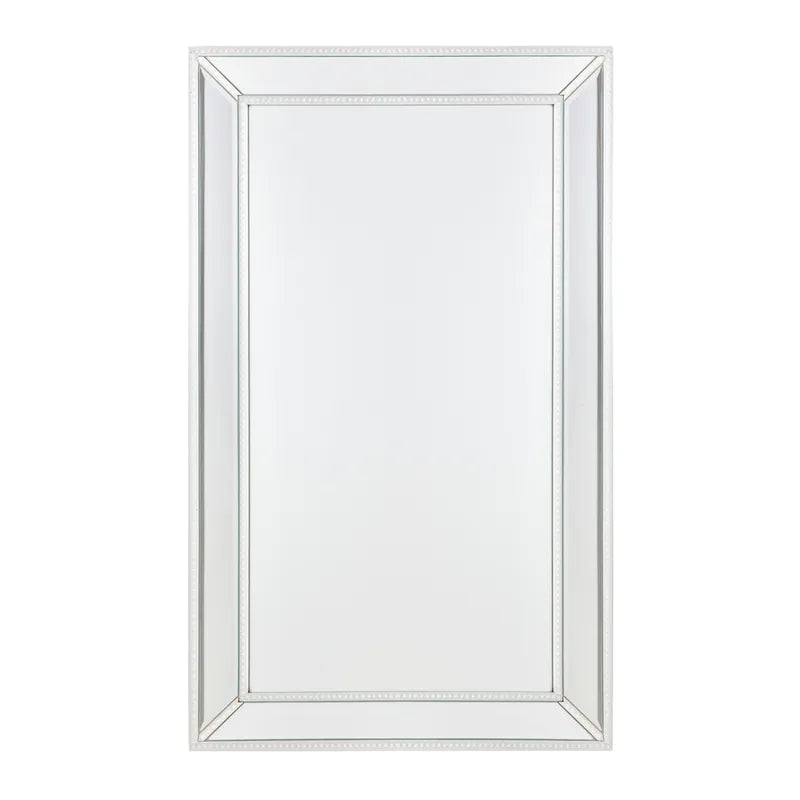 Zeta Wall Mirror - Medium White