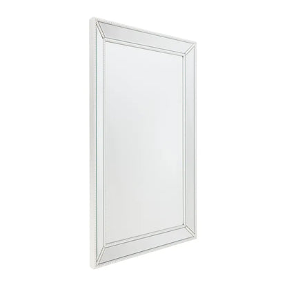 Zeta Wall Mirror - Medium White