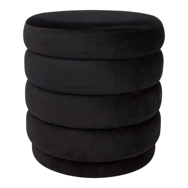 Demi Stool - Black Velvet