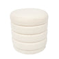 Demi Stool - White Boucle