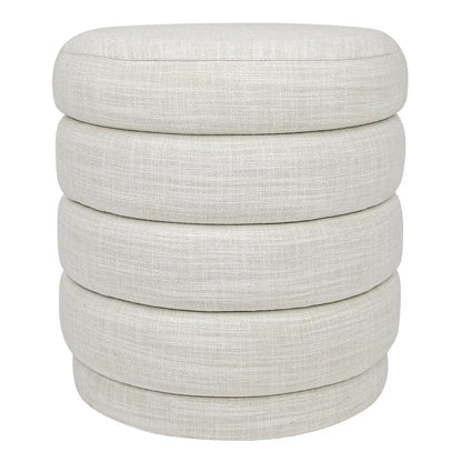 Demi Stool - Off White Linen