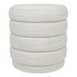 Demi Stool - Off White Linen