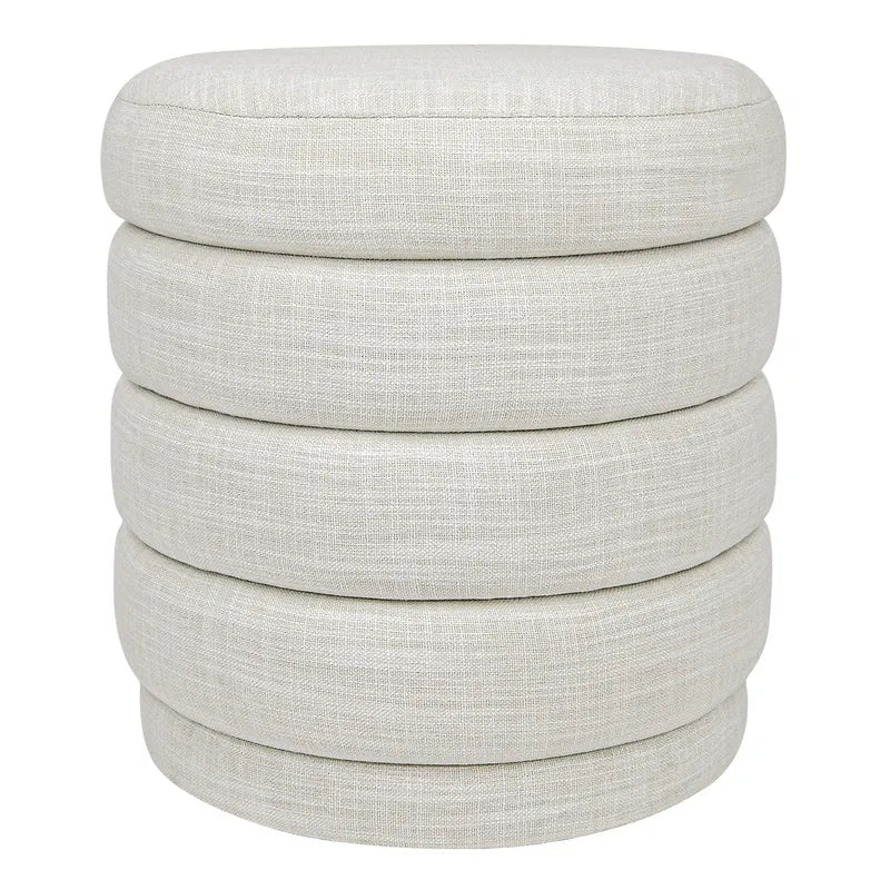 Demi Stool - Off White Linen